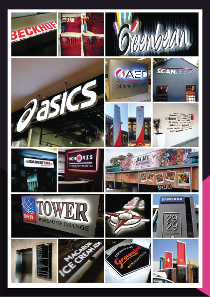 INDOOR AND OUTDOOR SIGNS