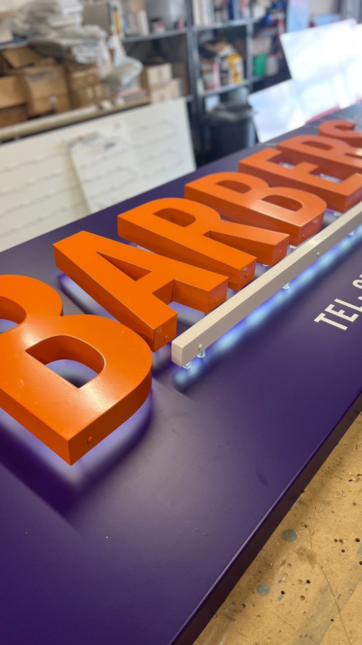 BARBER SIGNAGE