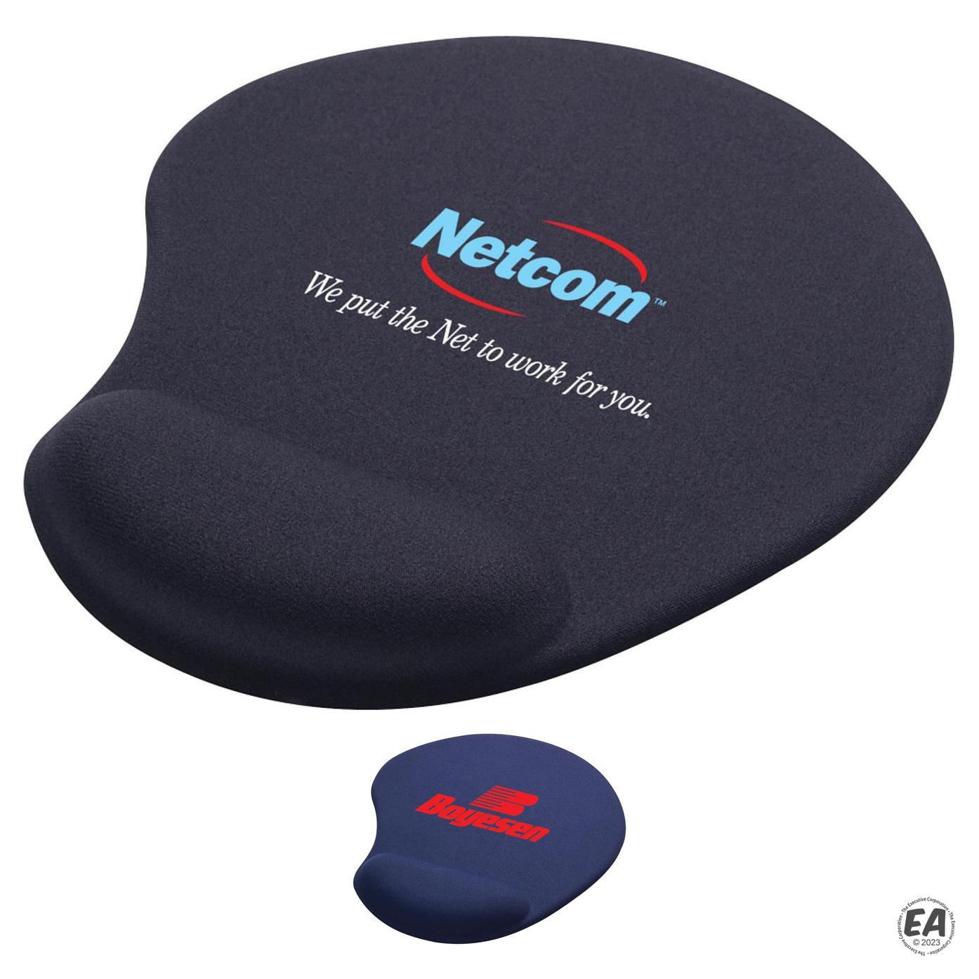 Branded Solid Jersey Gel Mouse Pad