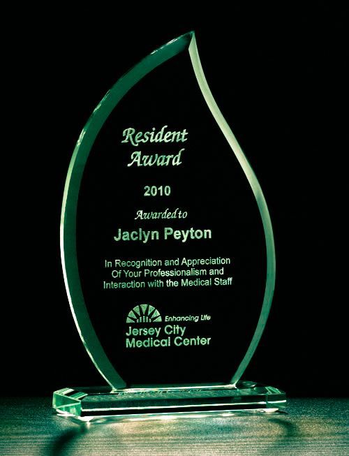Customized Glass Awards in Greenwood,