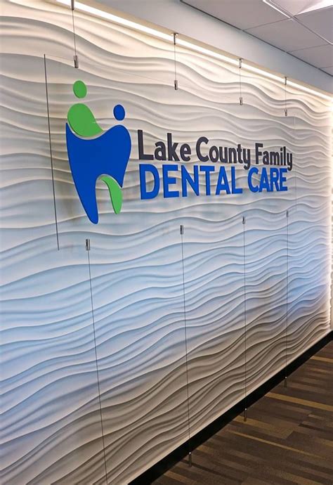 Dental Office Logo Sign on Acrylic Panel