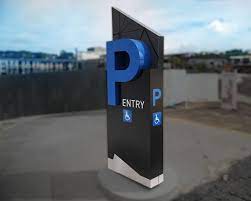 Directional Signs Parking Yard