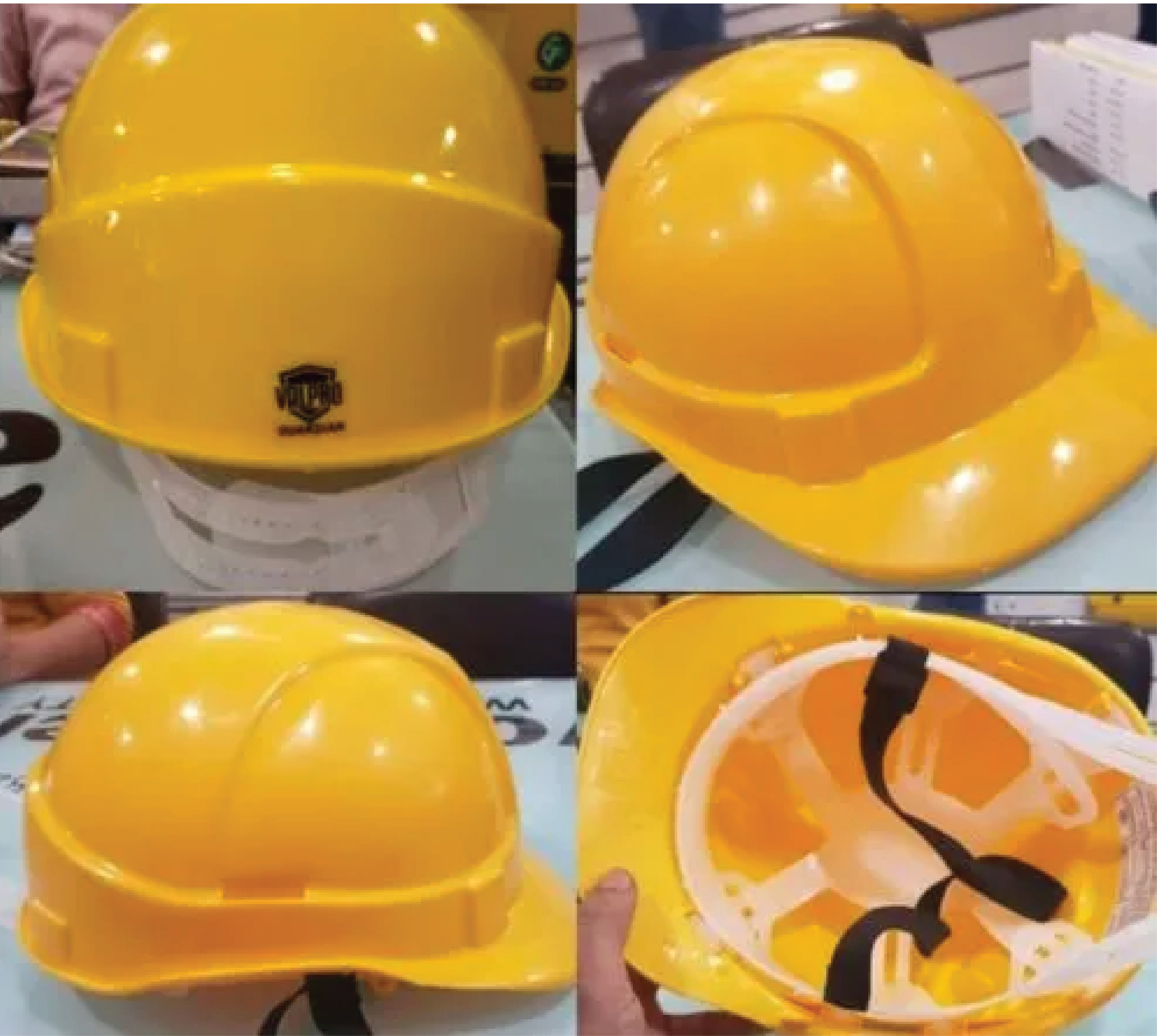 Yellow Helmets for Branding