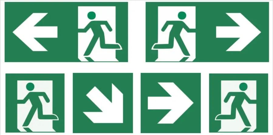 Directional signage arrows