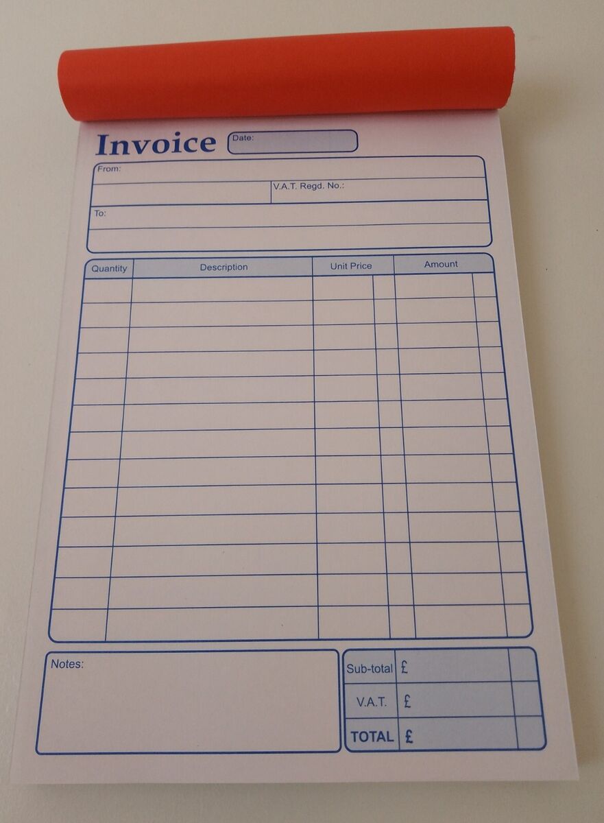 Invoice Book  S.4